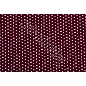 Hvězdy 1,5cm na vínové úplet