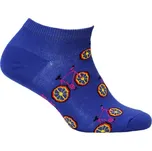 Dívčí kotníkové ponožky WOLA JÍZDNÍ KOLA modré Velikost: 30-32