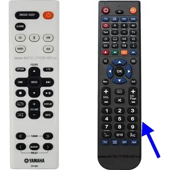 Dálkový ovladač Yamaha MCR-B043 dálkový ovladač náhradní