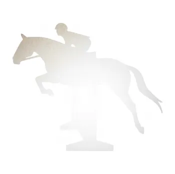 Samolepící dekorace SAMOLEPKA Kůň 090 levá skok přes překážku (82 - odrazková reflexní bílá) NA AUTO, NÁLEPKA, FÓLIE, POLEP, TUNING, VLASTNÍ TEXT, TISK, AUTOSAMOLEPKY.cz, POLEPY, OBRÁZEK, LOGO, SAMOLEPKY