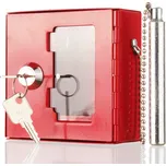 Požární krabička na klíče s kladívkem - M, 100 x 100 x 40 mm Požární krabička na klíče s kladívkem - M, 100 x 100 x 40 mm, Kód: 25260