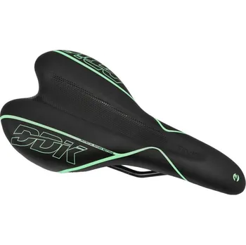 Sedlo na kolo DDK dámské sedlo Cross (černá/tyrkysová)