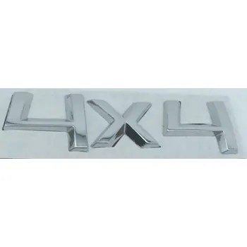 Znak automobilu Nápis 4X4 chromový