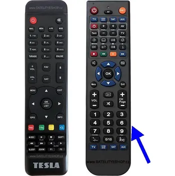 Dálkový ovladač Tesla TE-3000 náhradní