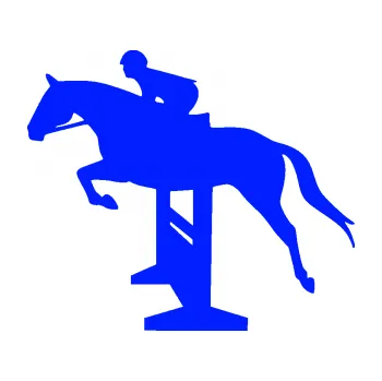 Samolepící dekorace Kůň 090 levá skok přes překážku (19 - modrá dynamic) SAMOLEPKA NA AUTO, NÁLEPKA, FÓLIE, POLEP, TUNING, VLASTNÍ TEXT, TISK, AUTOSAMOLEPKY.cz, POLEPY, OBRÁZEK, LOGO, 3D STICKERS