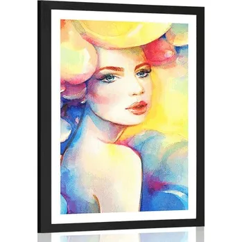 Plakát Dovido Plakát s paspartou půvab ženy