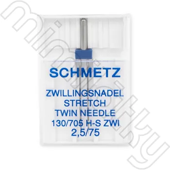 Dvojjehla 130/705 H-ZWI SCHMETZ Stretch Double Needle 75/2,5