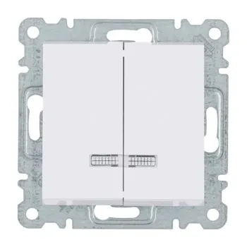 vypínač HAGER Spínač Lumina WL0240 č.5So bílá WL0240