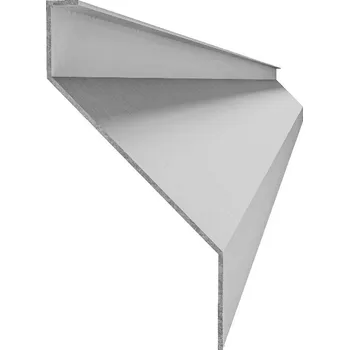 Příslušenství pro plot Plotová zinkovaná lamela, Z profil, 23x40x20x1,5 mm s vyztuženou hranou 10 mm, délka 3m
