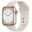 Apple Watch Series 8 45 mm GPS + Cellular, hvězdně bílý hliník s hvězdně bílým sportovním řemínkem