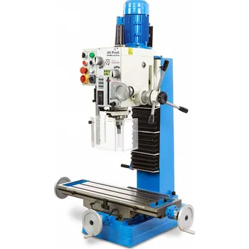 Frézka HBM 45 Profi robustní frézka na kov s převodovkou v oleji, kužel ISO 30, 400V, 330 kg (HBM Machines)