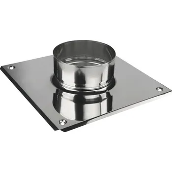 Komín Komínová krycí deska De Witky 150 mm, nerez