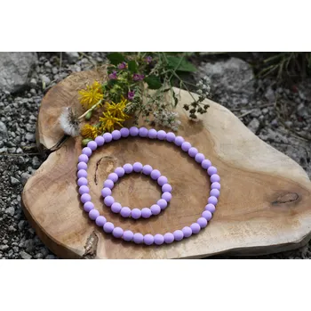 Souprava šperků NEONIES PASTELOVÝ SET - VIOLET FLOWER