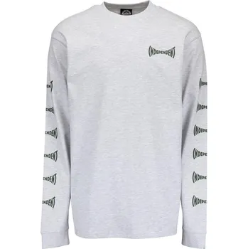 Pánské oblečení INDEPENDENT triko - Span L/S T-Shirt Athletic Heather (ATHLETIC HEATHER) velikost: M