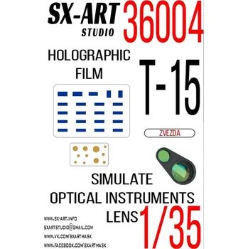 Plastikový model SX-ART 1/35 Holographic film BMPT T-15 (ZVE) BLUE/YELLOW
