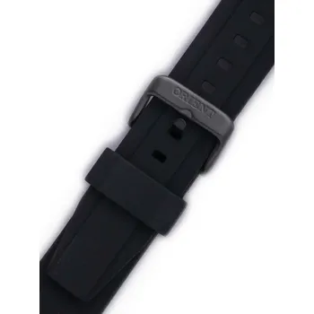 Řemínek na hodinky Silikonový řemínek Orient VDESC0B 22mm (pro modely STT12, FUG1X, FUX00), černý