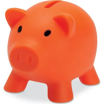 Samolepící bloček Prasátko. Softco, oranžová