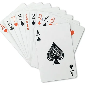 Poker Hrací karty v PP pouzdře Aruba, červená