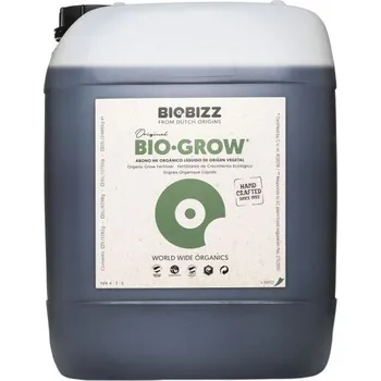 Hnojivo BioBizz Bio-Grow 20L, růstové hnojivo (Bio-Grow je tekutý přípravek pro výživu rostlin, který podporuje bujný porost a je vhodný pro téměř všechny půdní směsi.)