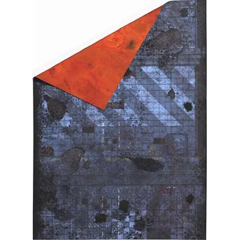 Příslušenství k deskovým hrám Gamemat.eu Oboustranná herní podložka 44"x60" (112x154 cm) - různé motivy Varianta: Cyberpunk and Mars