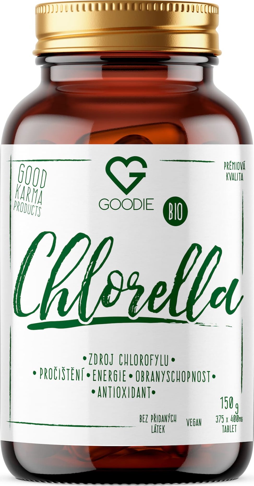 Goodie Chlorella BIO 375 tbl od 390 Kč Zbozi cz