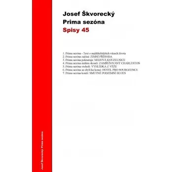 Kniha Prima sezóna (spisy - svazek 45) Ekniha