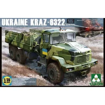 Plastikový model Takom 1/35 Ukraine KrAZ-6322 Heavy Truck (late type)