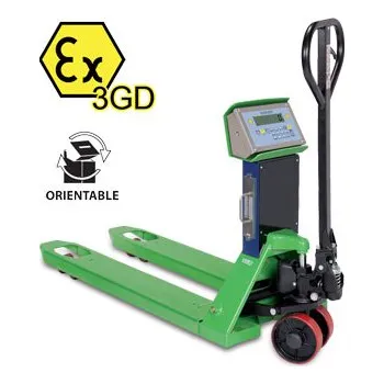 Paletový vozík Paletový vozík s váhou DINI ARGEO TPWX3GD, 2000kg / 0,2kg