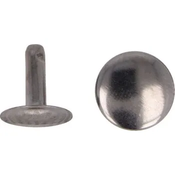 Nýt Nýty duté 11mm, barva Nikl tm.