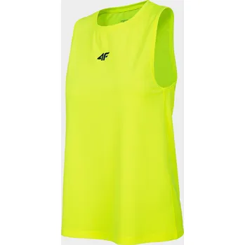 Dámské tričko 4F H4L21-TSDF020 CANARY GREEN Dámské tílko US XXL