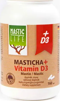 Přírodní produkt Mastic Life Masticha + Vitamin D3 160 cps.