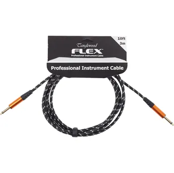 Audio kabel Tanglewood Flex Cable White/Black 3 m + prodloužená záruka 3 roky
