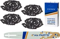 HS Parts ASRQ4386415 vodící lišta 38 cm + 4x pilový řetěz