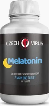 Přípravek na podporu paměti a spánku Czech Virus Melatonin