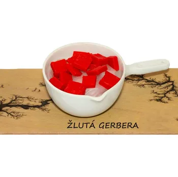 Výroba svíčky Solventní barva na výrobu mýdla a svíček Žlutá gerbera 10 g