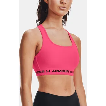 Podprsenka Sportovní podprsenka Under Armour Crossback Mid Bra-PNK - růžová Velikost: S
