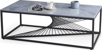 Konferenční stolek Infinity 2 mramor šedý/černý