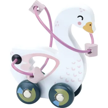 Dřevěná hračka Vilac Dřevěný minilabyrint 1ks labuť