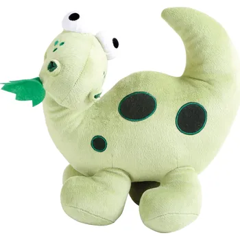 Dřevěná hračka Small Foot Plyšový dinosaurus jedlík