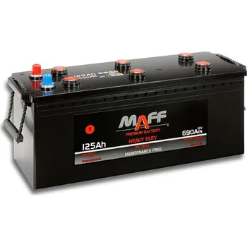 MAFF Premium HD 12V 125Ah 690A Autobaterie MAFF Premium HD 12V 125Ah 690A