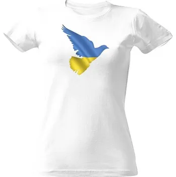 Dámské tričko Tričko s potiskem Ukrajinská holubice dámské