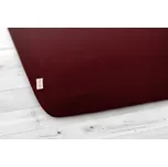 DARRÉ Jersey prostěradlo vínové na výšku matrace do 20 cm Velikost: 120 x 200