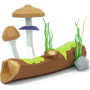 ostatní stavebnice Lysohlávky kubánské papírový model 19 x 13,5 x 15 cm