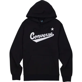 Pánská mikina converse FLEECE SCRIPTED LOGO PULLOVER HOODIE Pánská mikina US M 10019004-A01