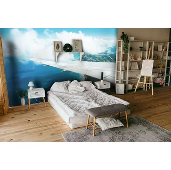 Malvis ® Fototapeta Pobřeží z letadla Vel. (šířka x výška): 288 x 200 cm