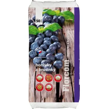 Substrát Florcom Substrát pro borůvky a brusinky 50 l