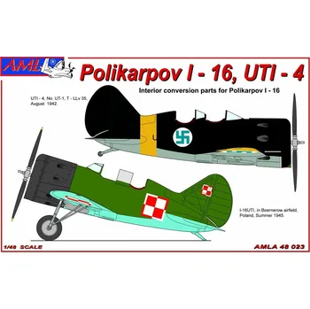 Plastikový model AML 1/48 Polik. I-16 UTI-4 Interior (Poland,Finland)