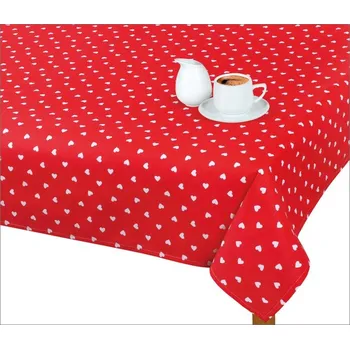 ubrus Bellatex Ubrus ADÉLA srdíčka 100x100 cm