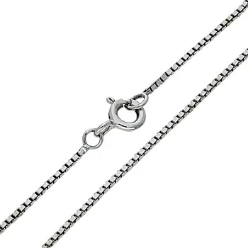 Náramek Goldstore Jemný náramek v bílém zlatě kostička Váha: 1.23 g, Délka: 18 cm