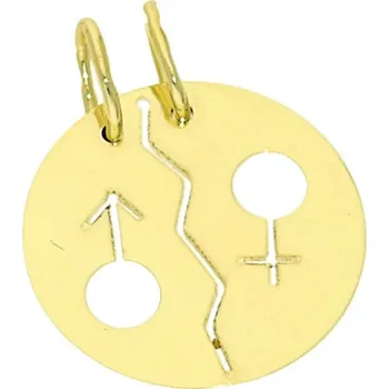 Přívěsek Goldstore Zlatý partnerský přívěsek Váha: 0.85 g